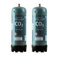 Aquastream 996912 Sparkling CO2 Cylinder for Billi - Twin Pack